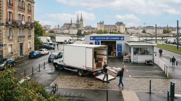 Les meilleures options de location de camions à Nantes pour votre déménagement